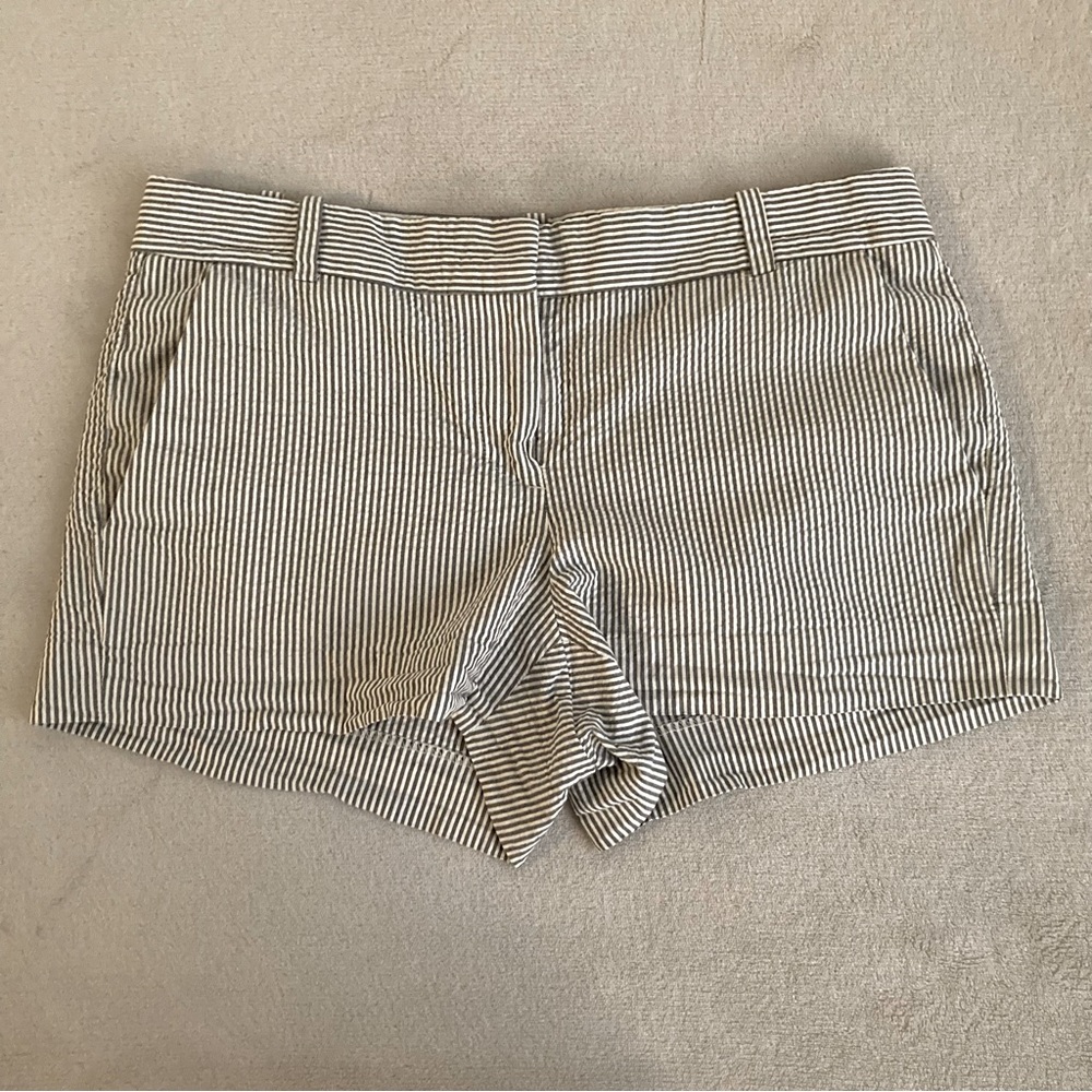 JCREW seersucker shorts